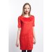 Rochie casual midi Brise rosu